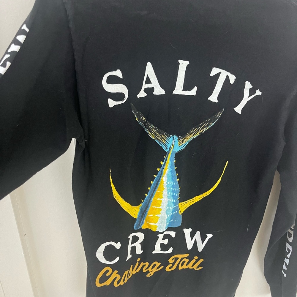 Salty Crew Black Long Sleeve Shirt -Small